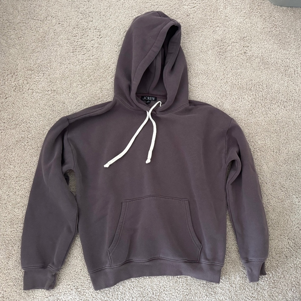 J Crew Pullover Cotton Hoodie